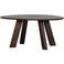 WOOOD Roundly Eetkamertafel - Mangohout - Walnoot - 76x160x110