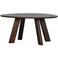 WOOOD WOOOD Roundly Eetkamertafel - Mangohout - Walnoot - 76x160x110
