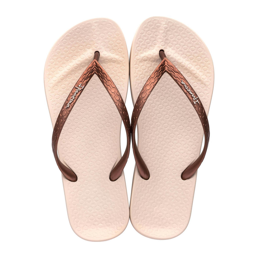 Roze dames Ipanema Anatomic Tan teenslippers van rubber