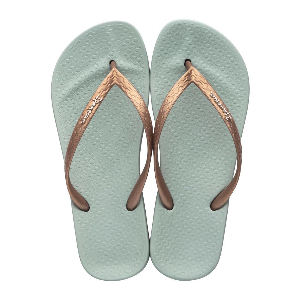 Groene dames Ipanema Anatomic Tan teenslippers van rubber