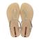 Ipanema glitter sandalen beige