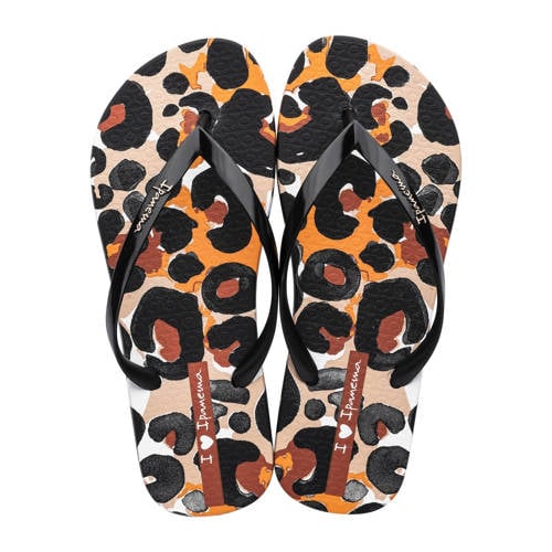 Ipanema slippers zwart/oranje