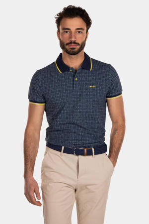 polo met all over print key navy