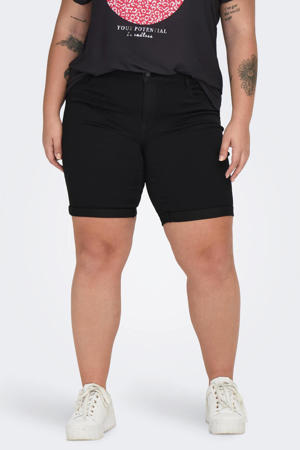 skinny denim short CARTHUNDER zwart