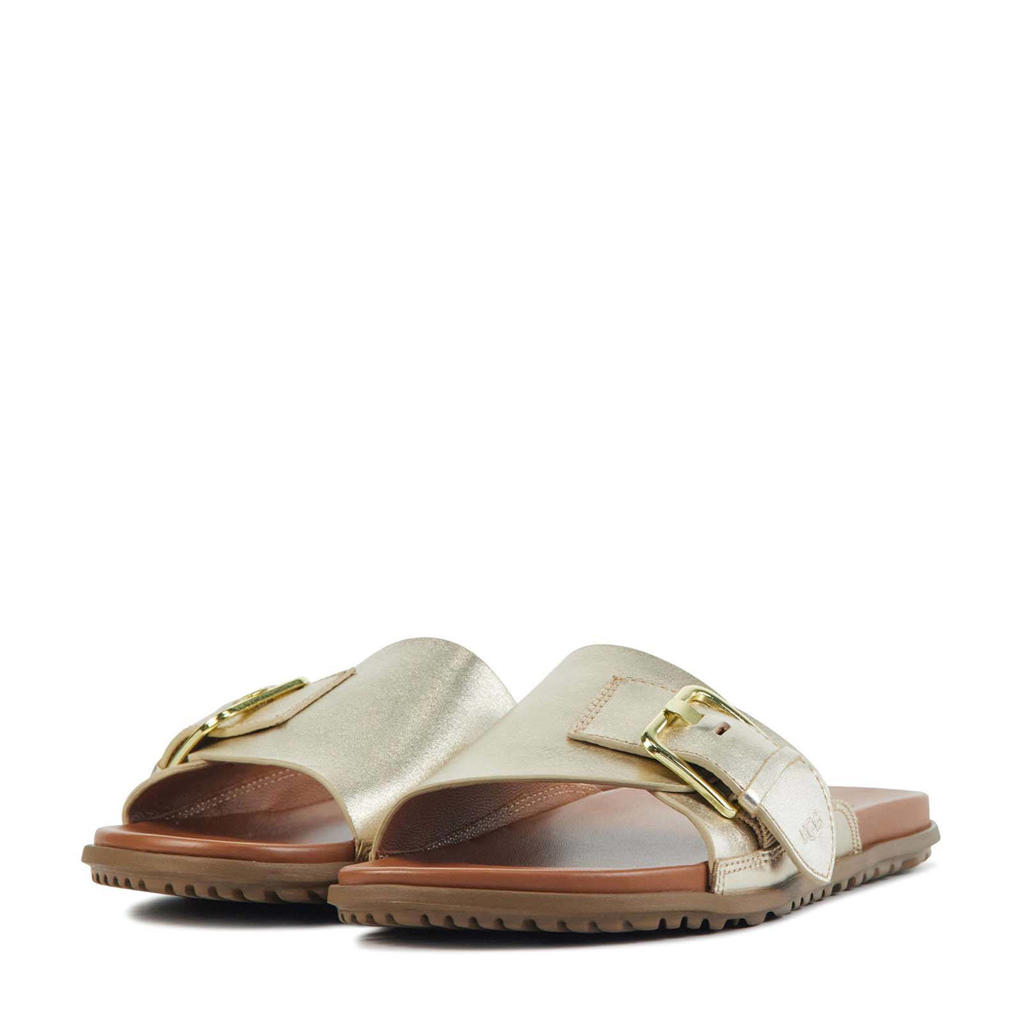 GIOSEPPO Leren slippers in biologische stijl voor kinderen, Steen, 28 EU GIOSEPPO Leren slippers in biologische stijl voor kinderen, Steen, 28 EU