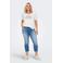 ONLY CARMAKOMA cropped skinny capri jeans CARWILLY lichtblauw
