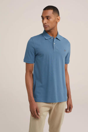 slim fit polo ink blue