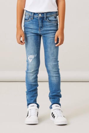 slim fit jeans NKMTHEO medium blue denim