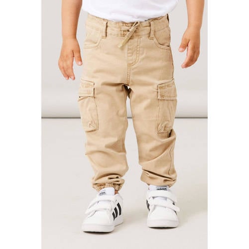 NAME IT MINI regular fit cargobroek NMMBEN zand afbeelding