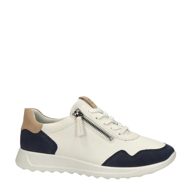 Ecco Runner sneakers wit/blauw | wehkamp