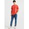 WE Fashion slim fit T-shirt cayenne