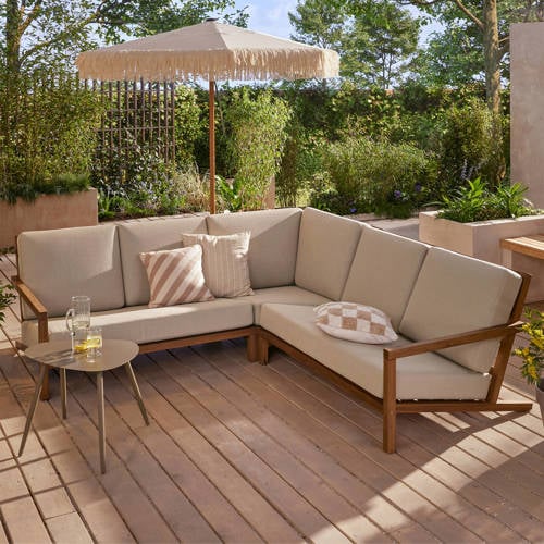 NOUS Garden loungeset Evora – Beige/ naturel