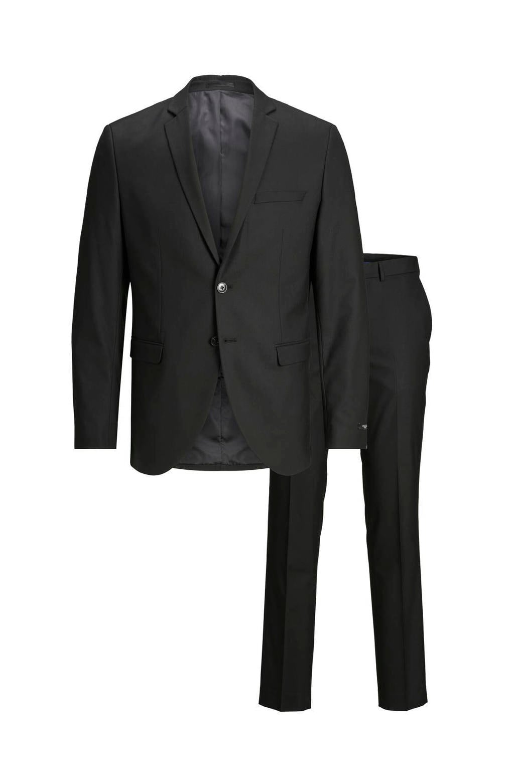 JACK & JONES PLUS SIZE slim kostuum JPRFRANCO zwart