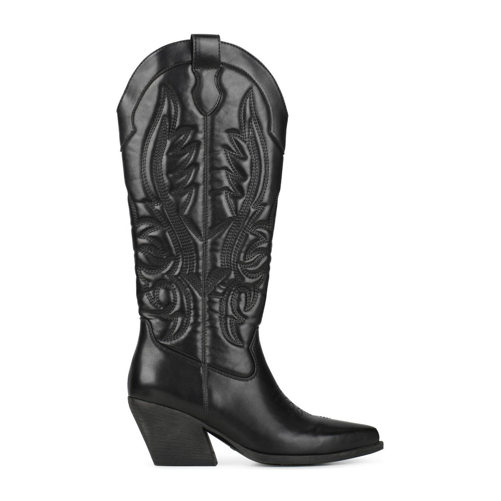 Goosecraft Viv 1-a Cowboylaarzen Western Laarzen Dames Zwart Goosecraft Viv 1-a Cowboylaarzen Western Laarzen Dames Zwart