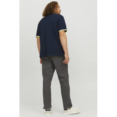 JACK & JONES PLUS SIZE regular polo donkerblauw afbeelding