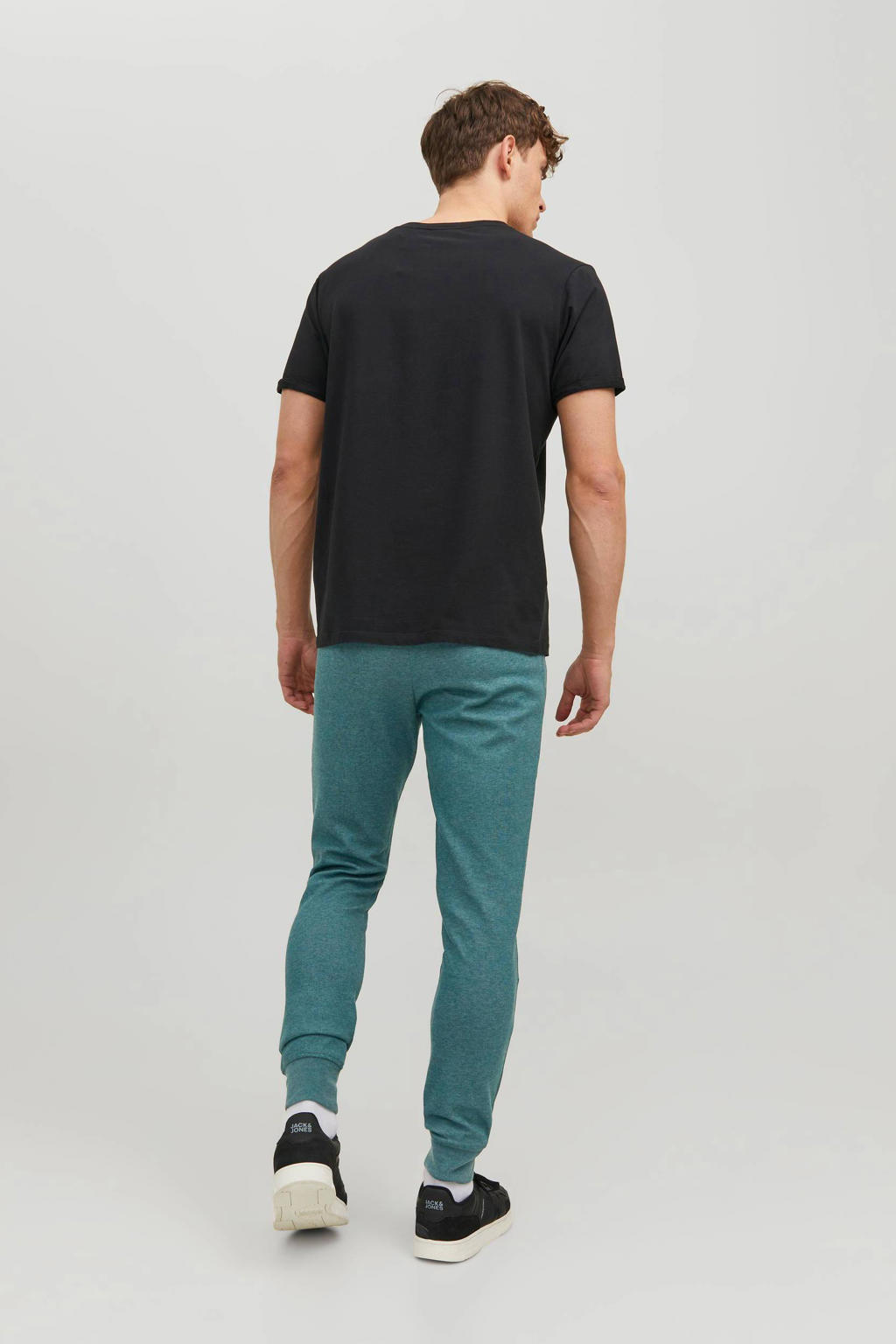 JACK & JONES PANTS STUDIO gemêleerde slim fit joggingbroek JPSTWILL