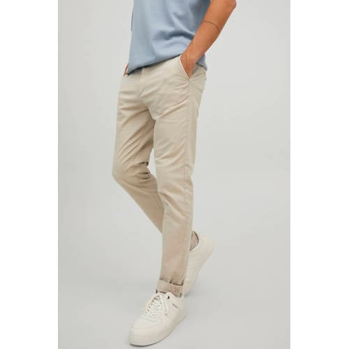 JACK & JONES PANTS STUDIO slim chino beige afbeelding