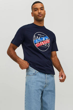 T-shirt JORCODYY met printopdruk navy blazer