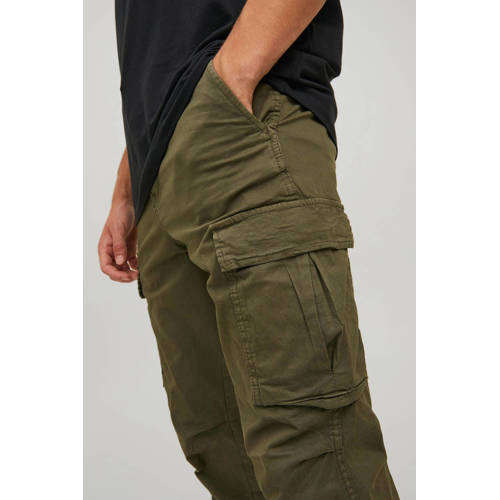 JACK & JONES PANTS STUDIO regular fit broek olive night afbeelding