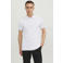 JACK & JONES ESSENTIALS slim fit polo JJEPAULOS van katoen white