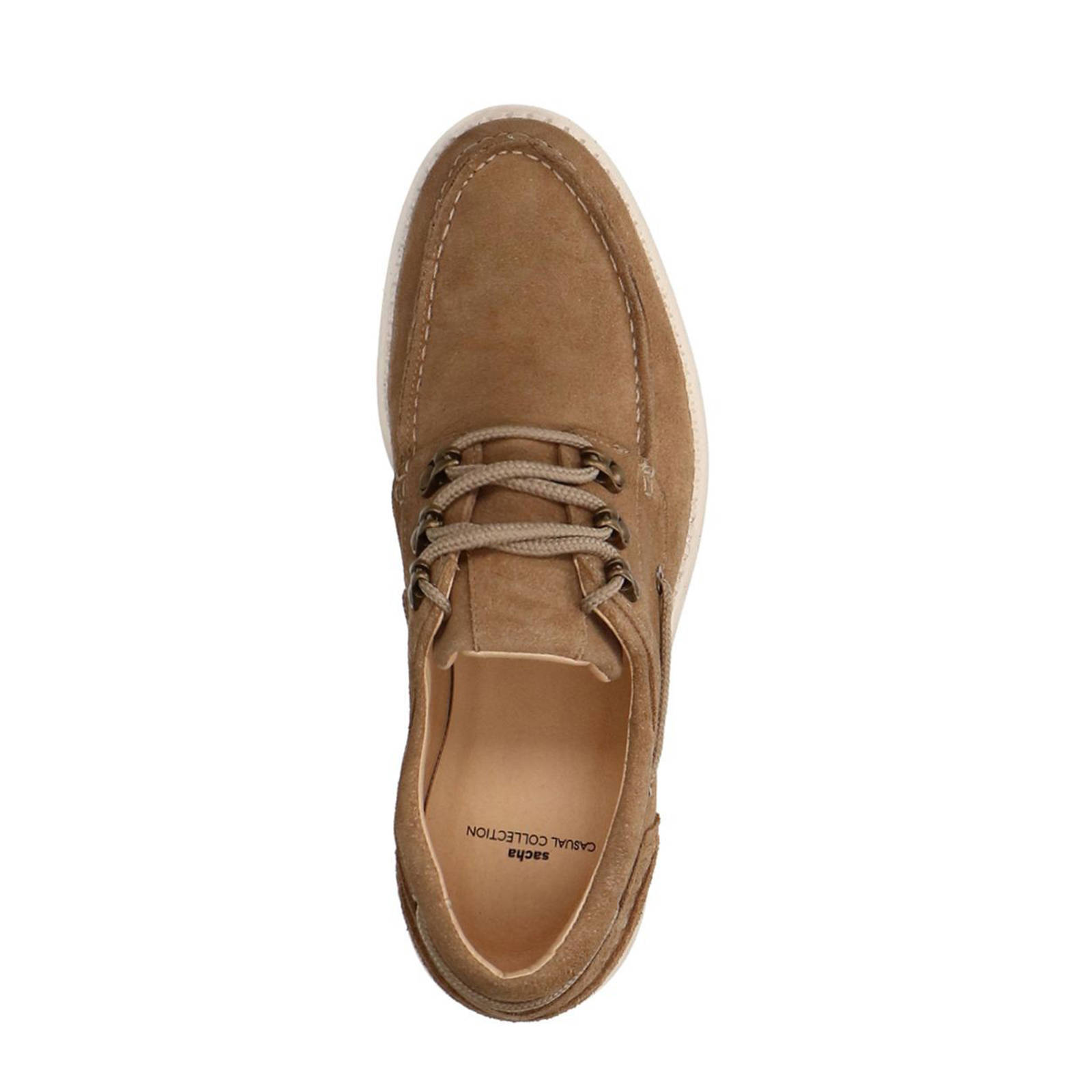 Sacha suède bootschoenen beige | wehkamp