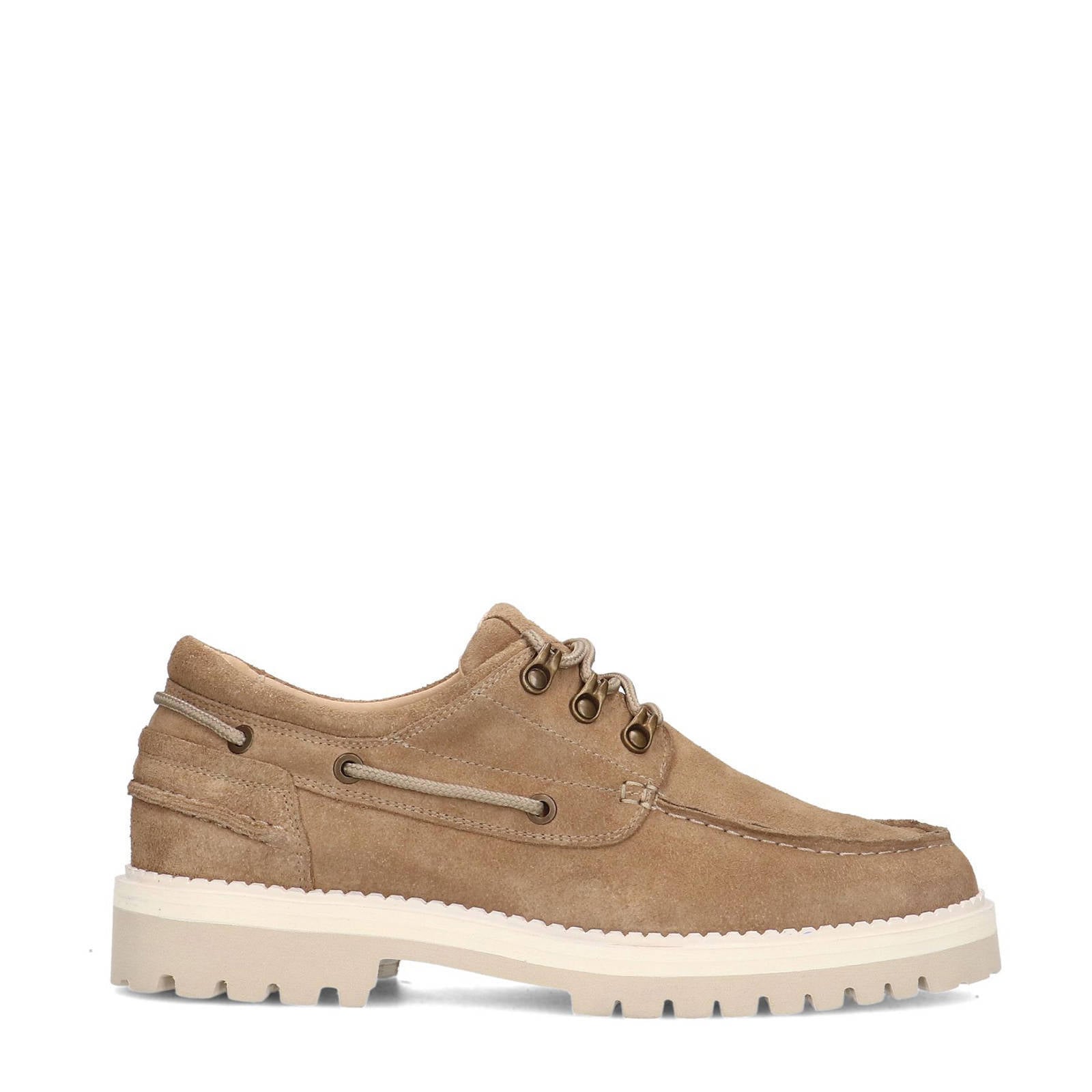 Sacha suède bootschoenen beige | wehkamp