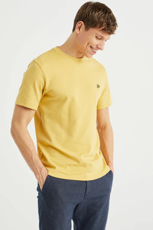 slim fit T-shirt lemon yellow