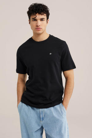 regular fit T-shirt black uni