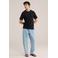 WE Fashion regular fit T-shirt black uni