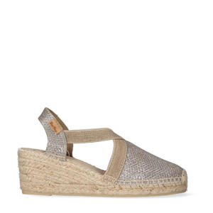 Triton espadrilles zilver