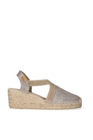 Triton espadrilles zilver