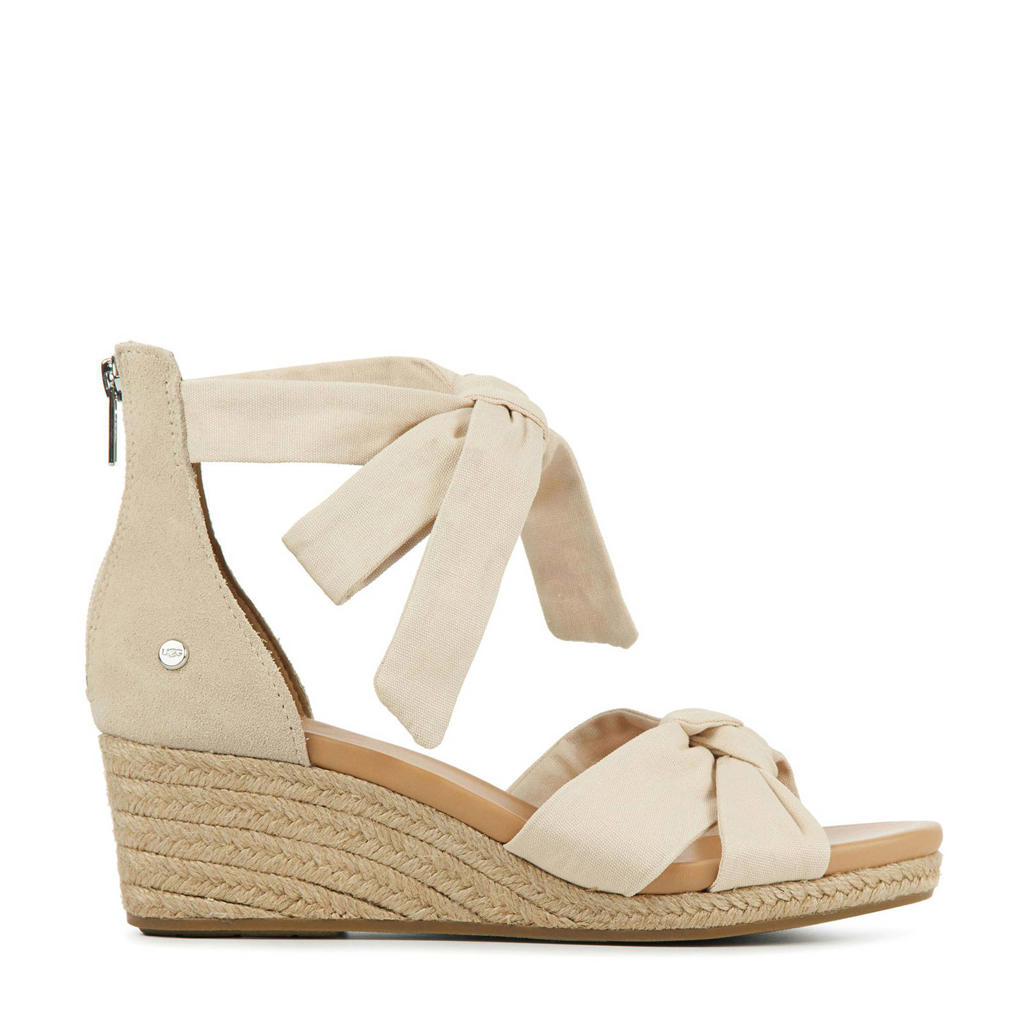 UGG Yarrow suède espadrilles beige wehkamp