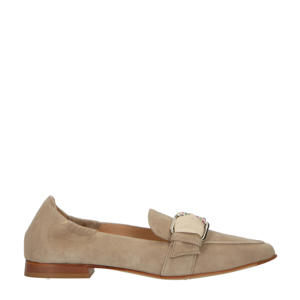Giovesac  suède loafers taupe 
