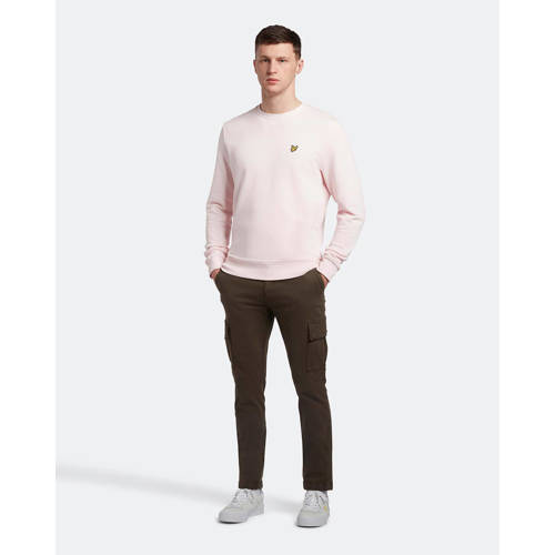 Lyle & Scott gemêleerde sweater light pink