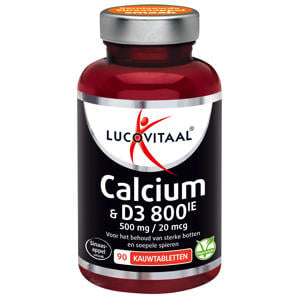 Calcium 500mg + D3 20mcg kauwtablet