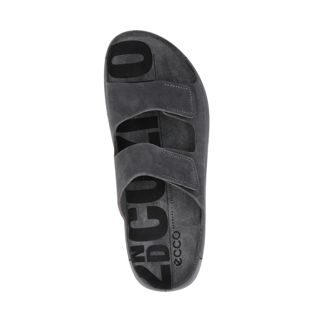 Ecco 2nd Cozmo nubuck slippers grijs wehkamp