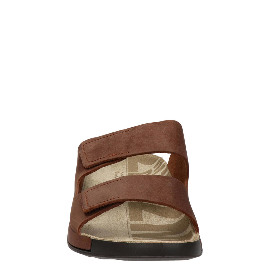 Ecco 2nd Cozmo nubuck slippers cognac wehkamp