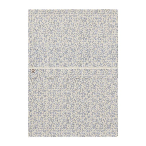 Noppies Botanical poplin ledikantlaken 110x140 cm Colony Blue afbeelding