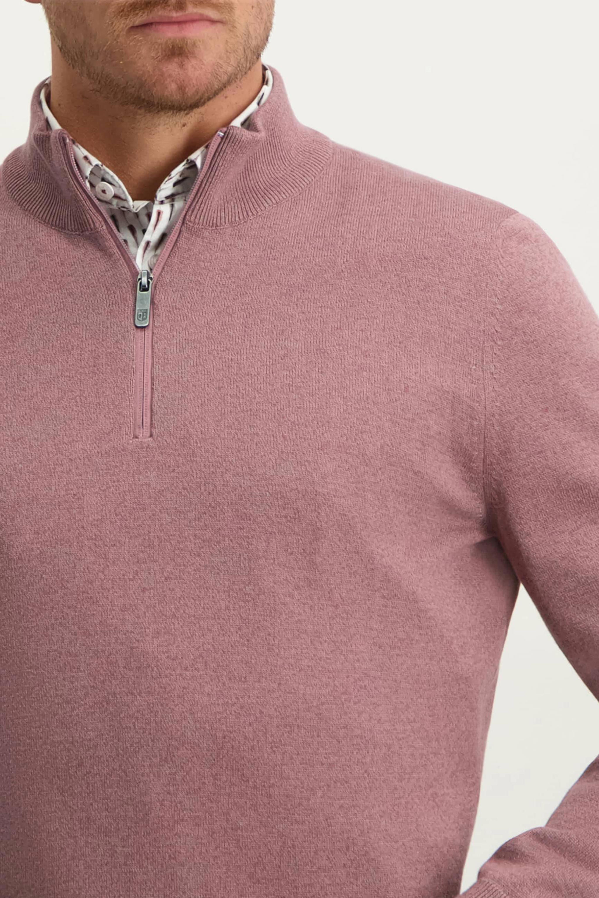 State of Art trui oud roze/wit grijs wehkamp