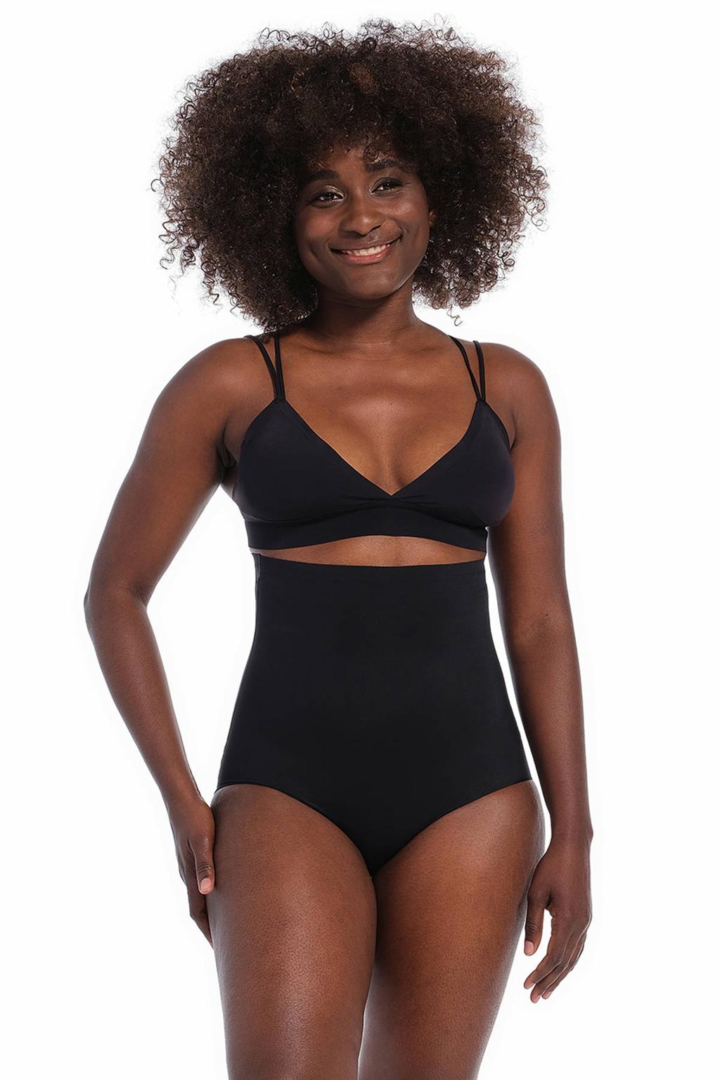 MAGIC Bodyfashion seamless high waist sterk corrigerende slip Maxi Sexy Hi zwart