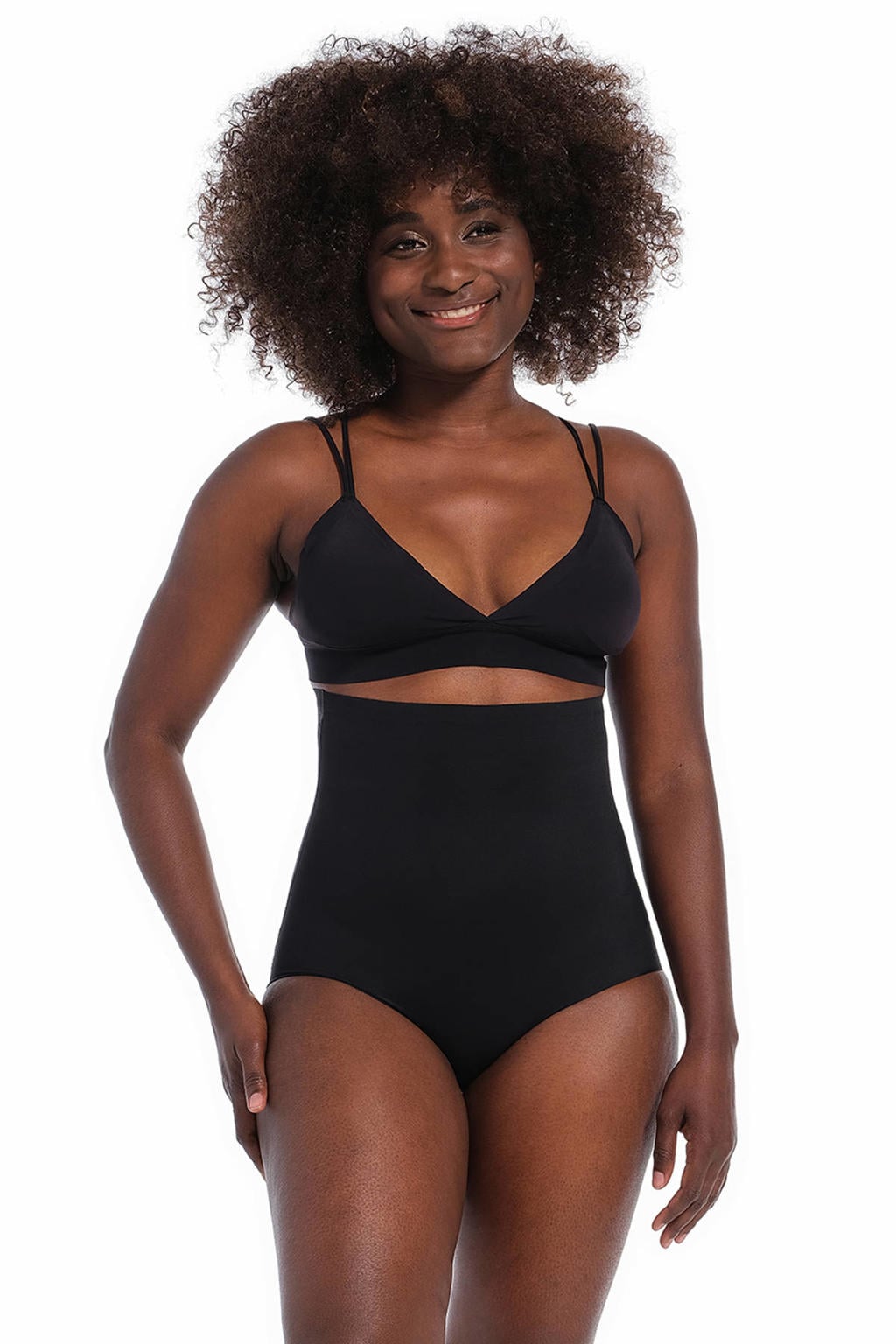 MAGIC Bodyfashion seamless high waist sterk corrigerende slip Maxi Sexy Hi zwart