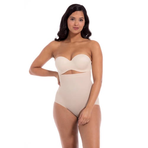 MAGIC Bodyfashion seamless high waist sterk corrigerende slip Maxi Sexy Hi lichtbeige afbeelding