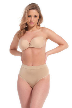 medium corrigerende string Comfort beige