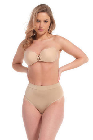 medium corrigerende string Comfort beige