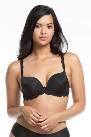 Wehkamp MAGIC Bodyfashion voorgevormde push-up bh Luxury Gel Bra zwart aanbieding