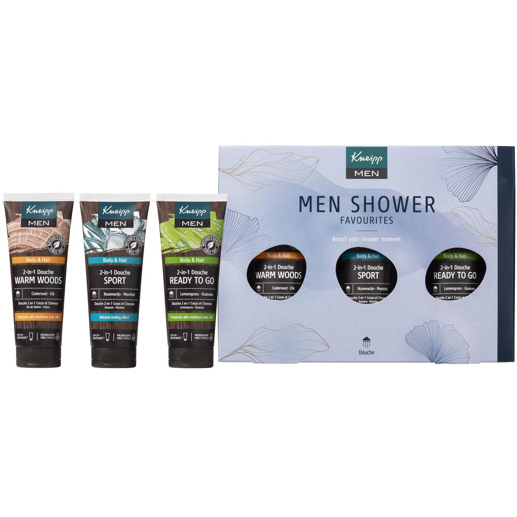 Kneipp Men geschenkset - 3 x douche 75 ml