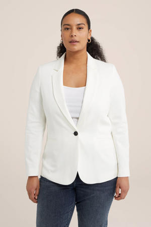 getailleerde blazer wit