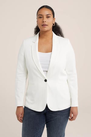 getailleerde blazer wit