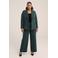 WE Fashion Curve aansluitende blazer donkergroen