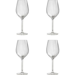 Plisse wijnglas (set van 4)